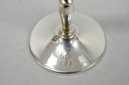 Vintage Charles S Beller Silver Plated Cigarette Holder Picture Frame w "B" Mono