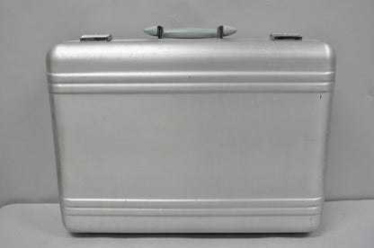 Vintage Art Deco Tokyo Japan Aluminum Hard Shell Suitcase Briefcase