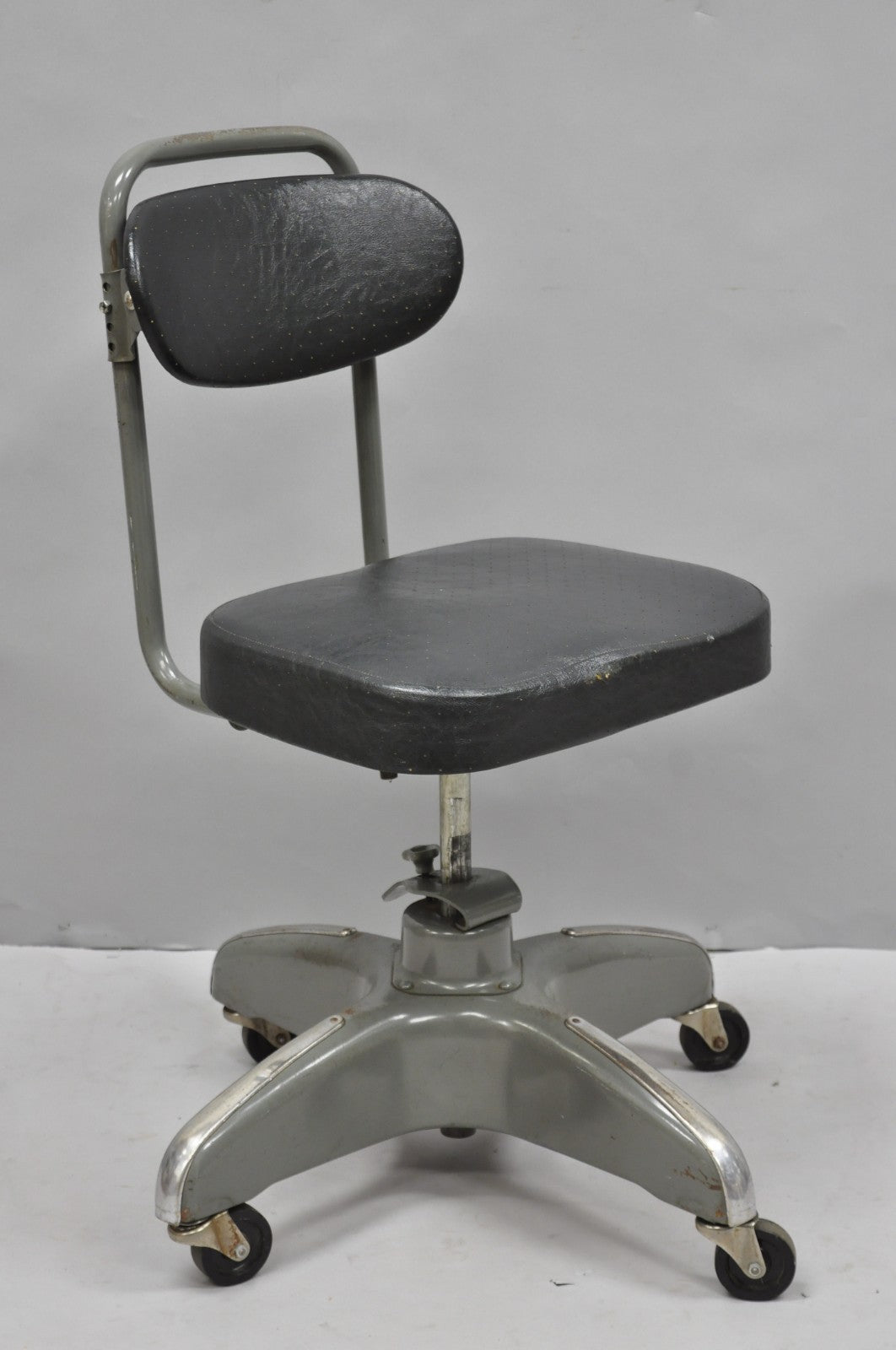 Vintage Hamilton Cosco Propeller Base Tanker Style Adjustable Office Desk Chair