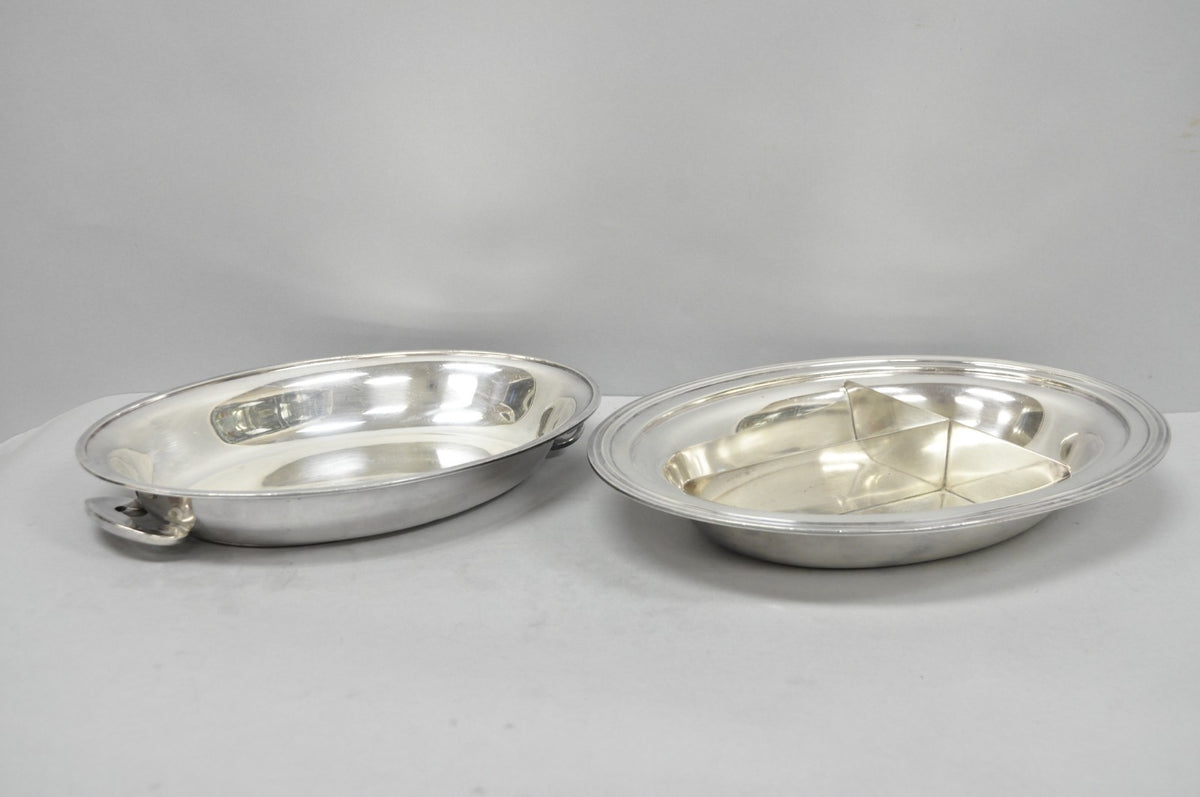 Vintage Wallace N6706 Silver Plated Large Oval 15" Covered Serving Dish