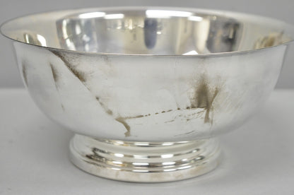 Vintage Gorham YC 781 Silver Plated 9" Round Modern Serving Bowl