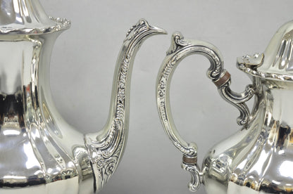 Vintage Towle Grand Duchess Victorian Silver Plated Tea Service Set - 4 Pcs