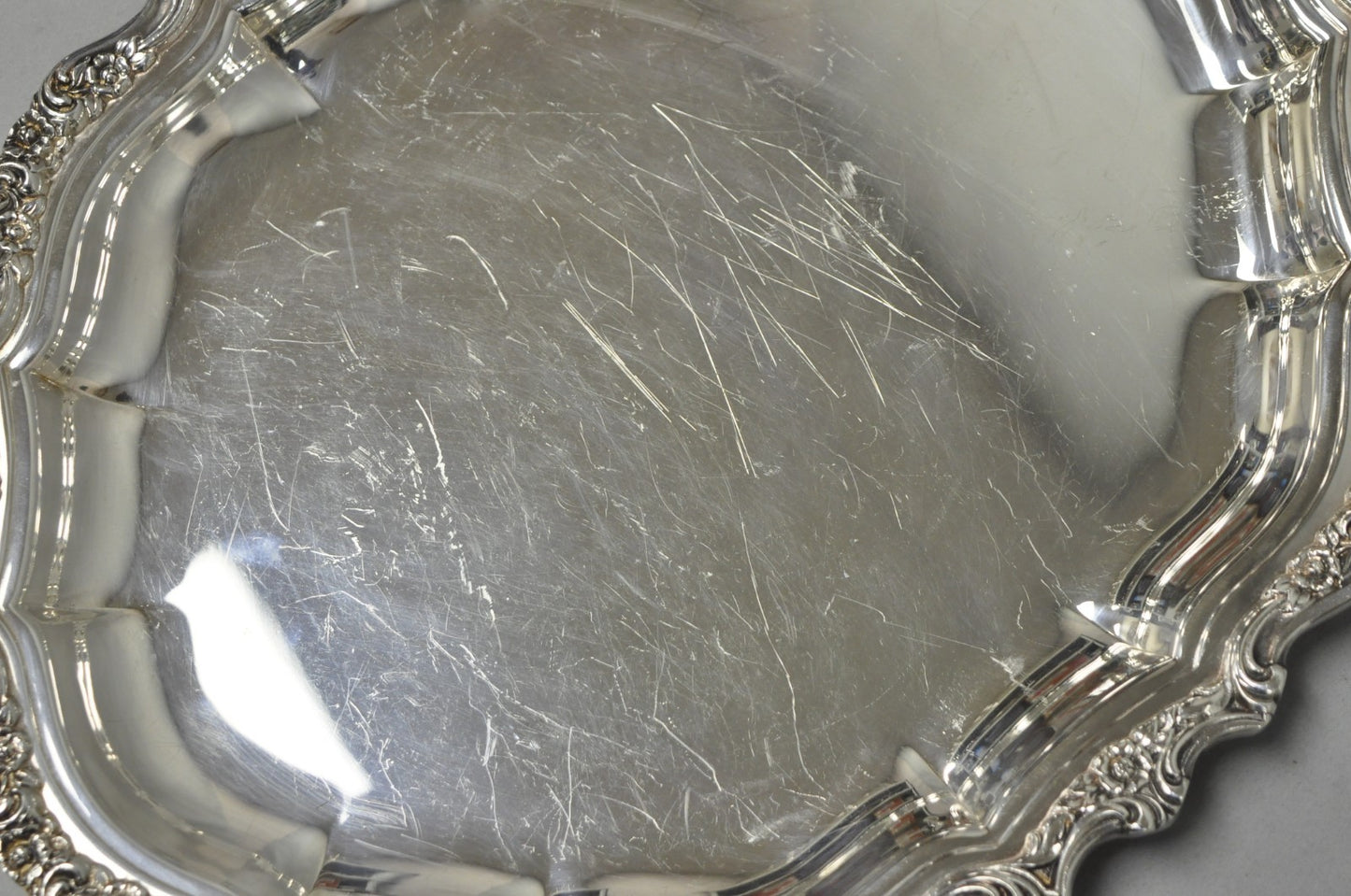 International Silver "Countess" Silver Plated Small Bar Tray Serving Platter