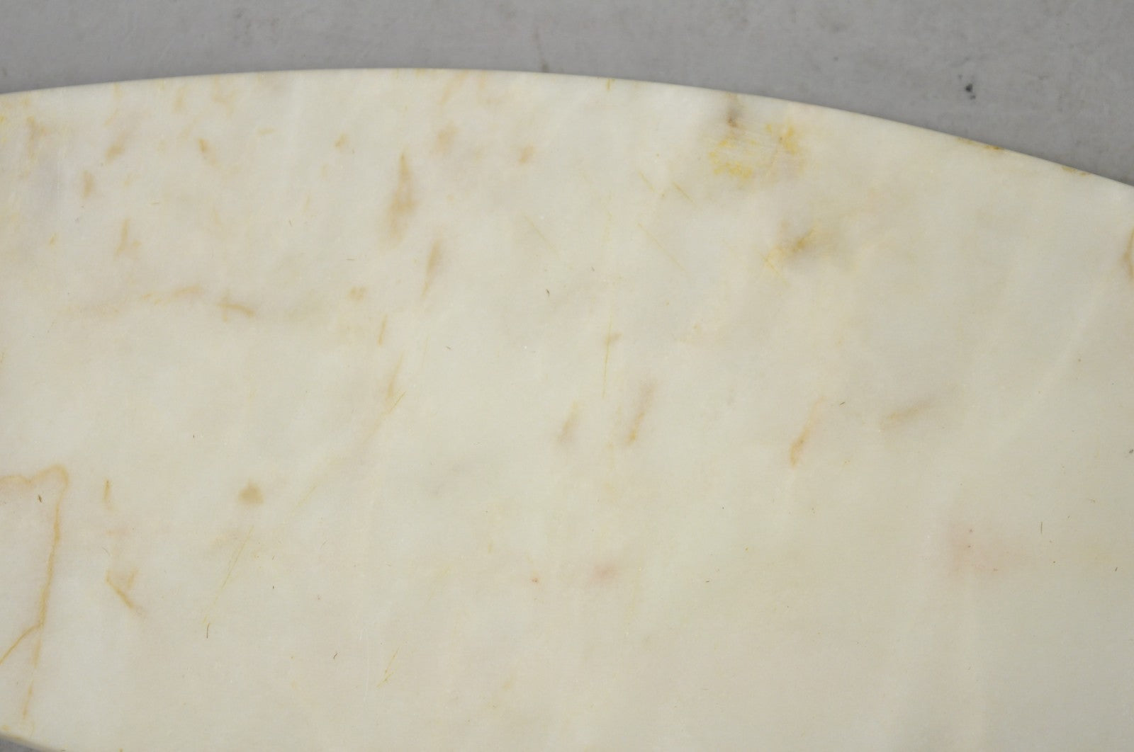 Vintage Mid Century Modern Fish Marble Metal Cutting Board Sushi Serving Platter