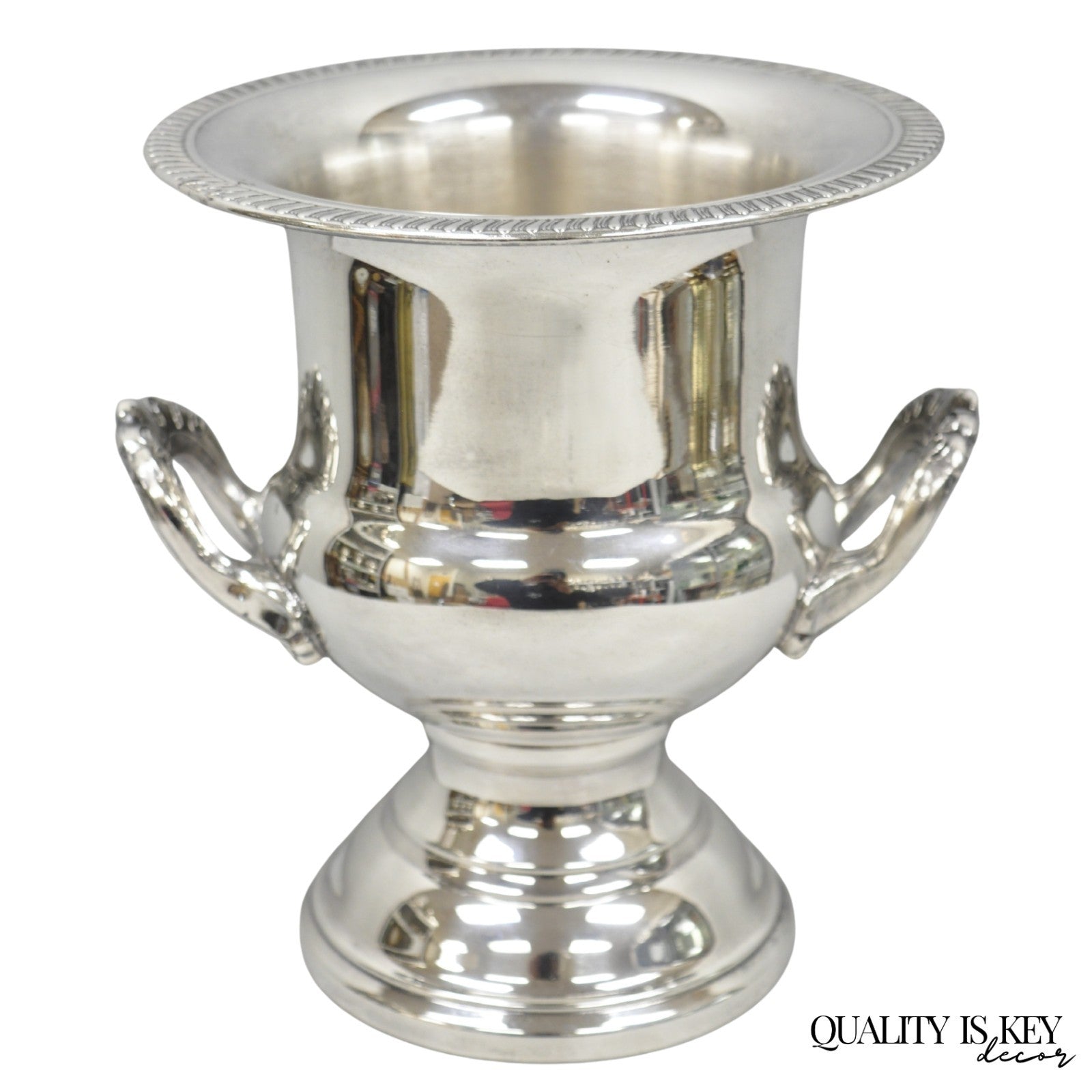 Vintage Leonard Silver Plated Trophy Cup Urn Bar Champagne Chiller Ice Bucket