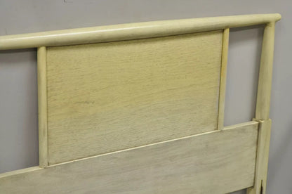 Sligh Mid Century Modern Mahogany Modernist Single Twin Bed Headboards - a Pair