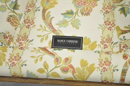 Nancy Corzine French Country Provincial Louis XV Bergere Lounge Chair & Ottoman