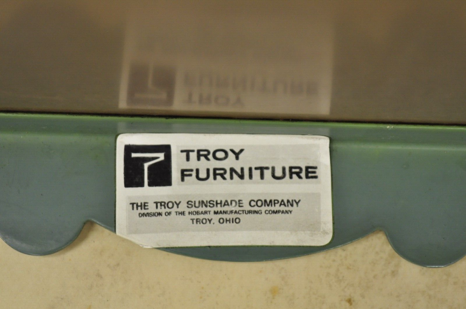 Troy Sunshade Hollywood Regency Curule X-Frame Aluminum Patio Side Tables - Pair