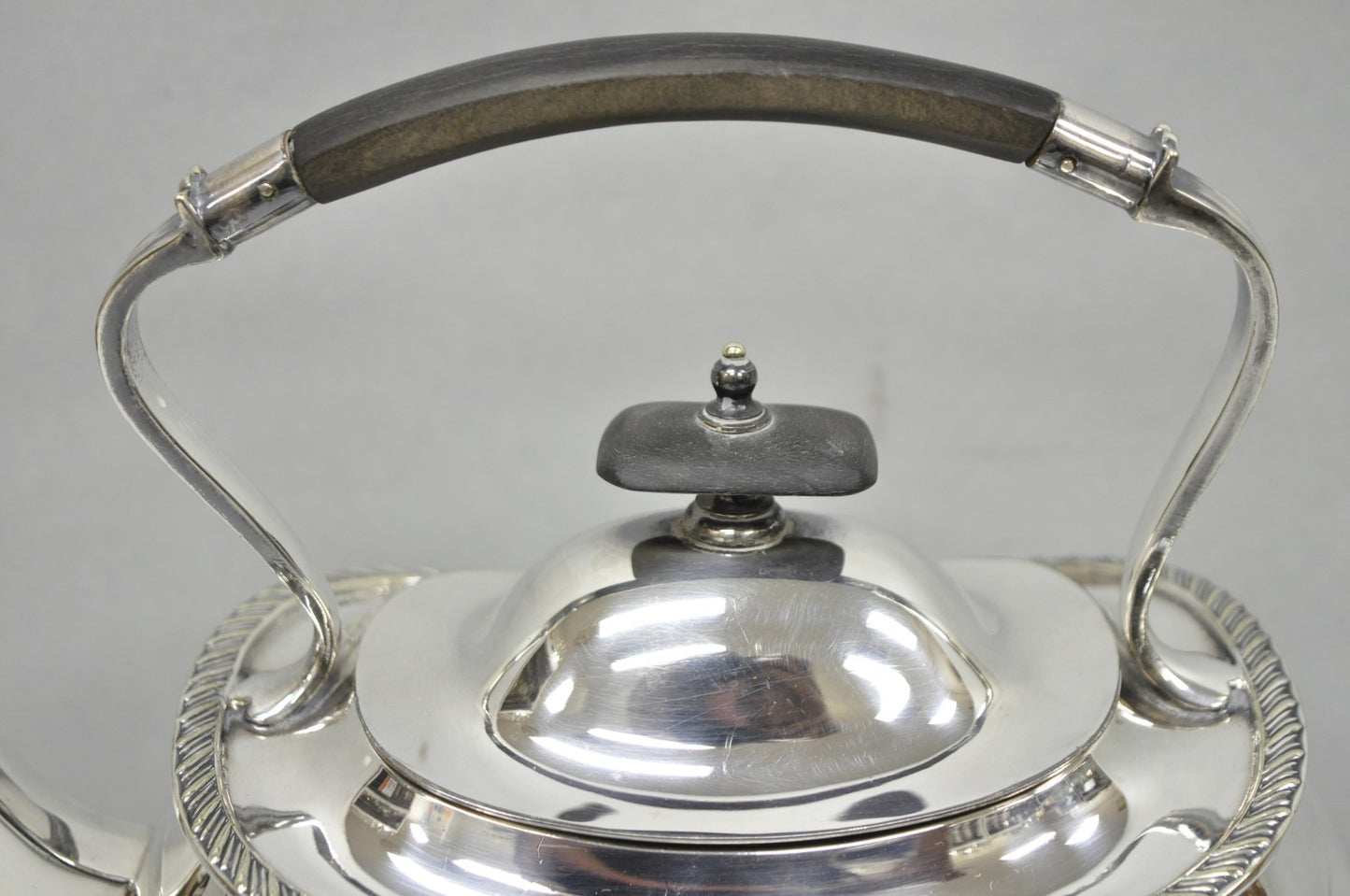 Antique Walker Hall Sheffield Silver Plated Teapot Spirit Kettle on Warmer Stand