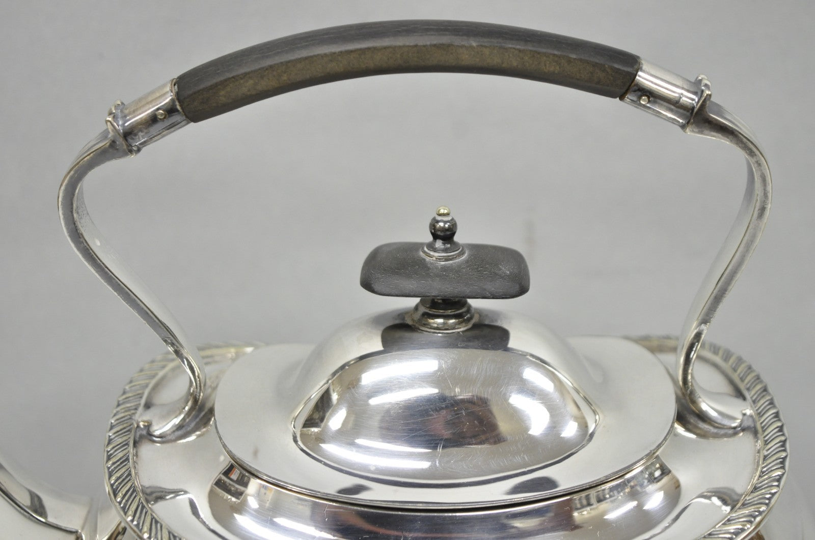 Antique Walker Hall Sheffield Silver Plated Teapot Spirit Kettle on Warmer Stand