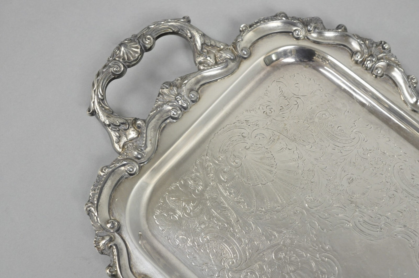 Bristol Silverplate by Poole 132 Silver Plated Narrow Serving Platter Dish Tray