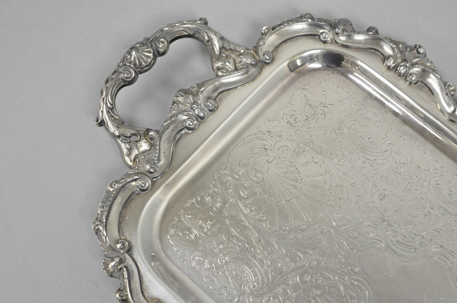Bristol Silverplate by Poole 132 Silver Plated Narrow Serving Platter Dish Tray
