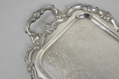 Bristol Silverplate by Poole 132 Silver Plated Narrow Serving Platter Dish Tray