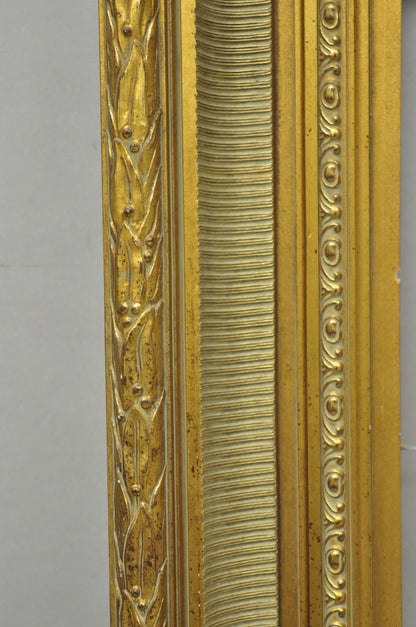Vintage Large 42x36 French Louis XV Style Gold Gilt Wall Art Picture Frame