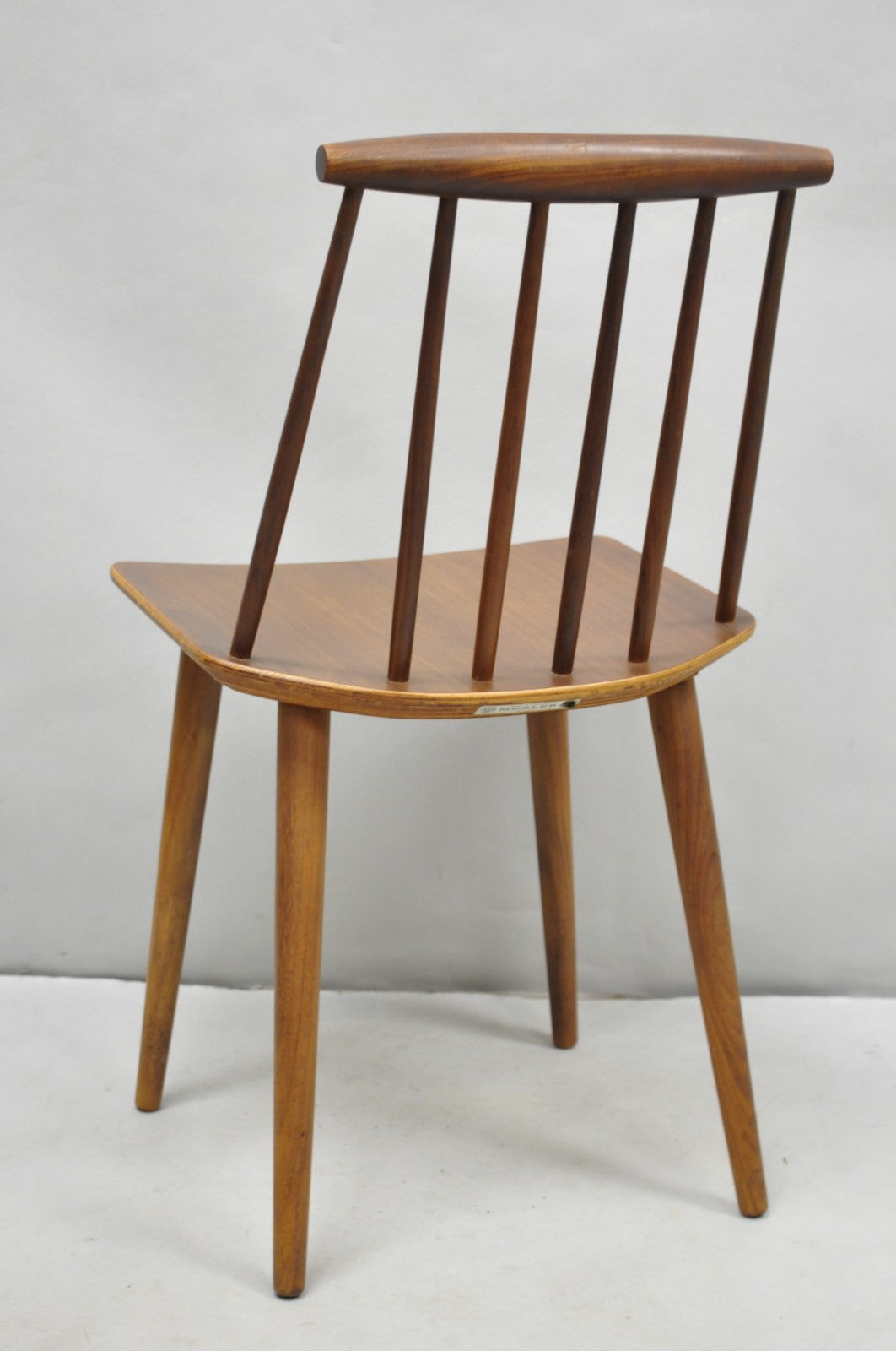 Vintage Danish Modern J77 Teak Side Chair by Folke Pallson for FDB Møbelfabrik