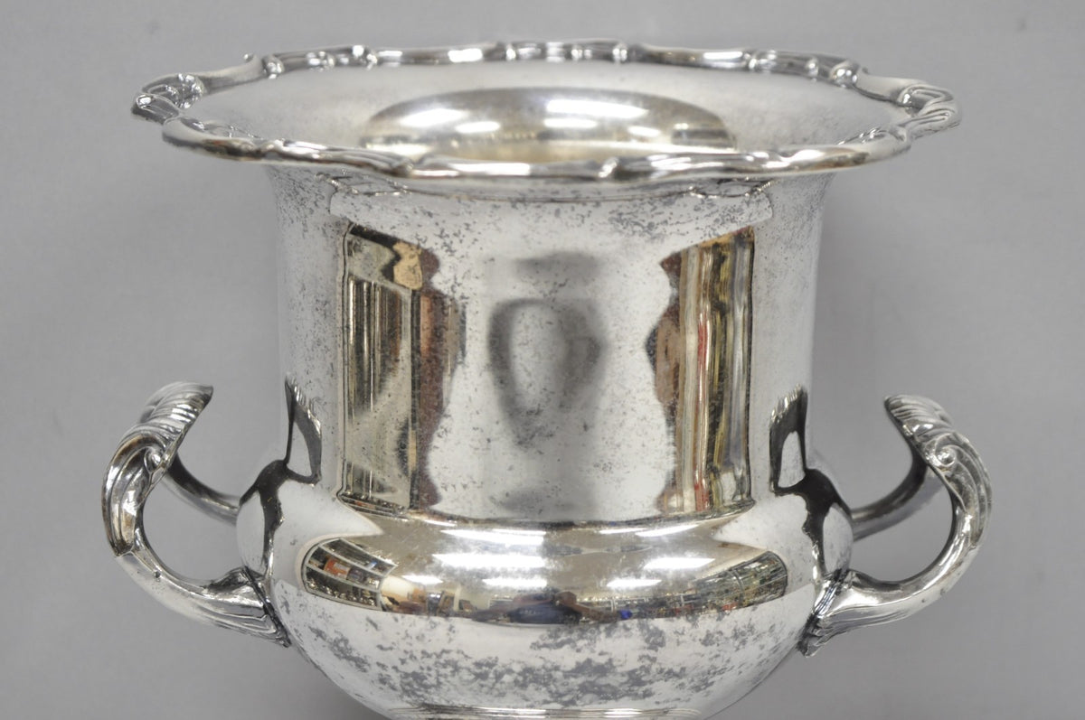 Vintage Victorian Silver Plated Trophy Cup Urn Champagne Chiller Bar Ice Bucket