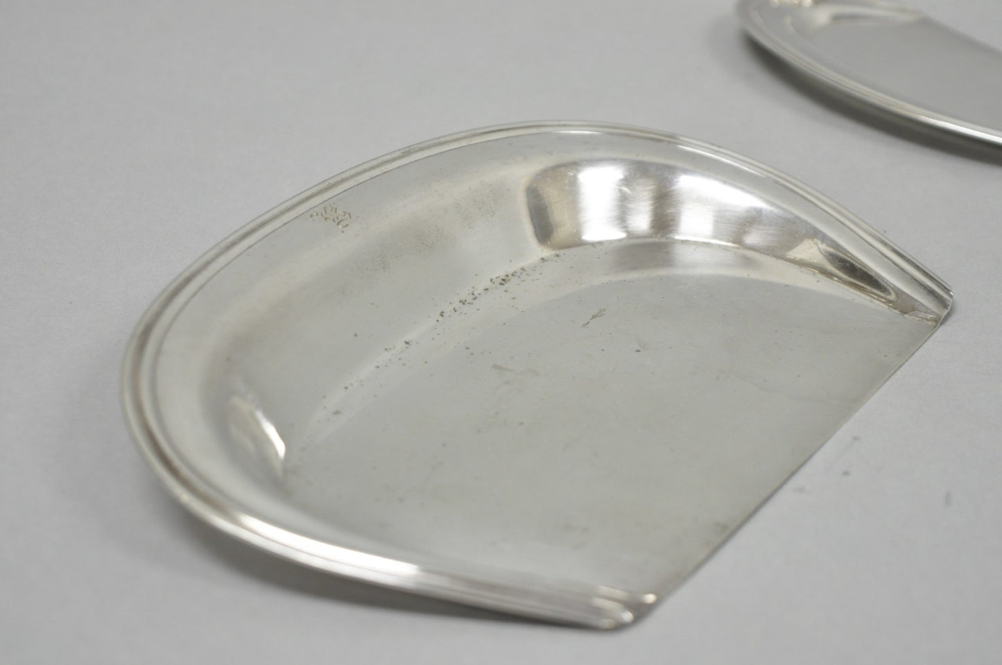 Vintage Bernard Rice's Sons Inc Silver Plated Crumb Catcher Silent Butler Set