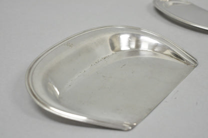 Vintage Bernard Rice's Sons Inc Silver Plated Crumb Catcher Silent Butler Set