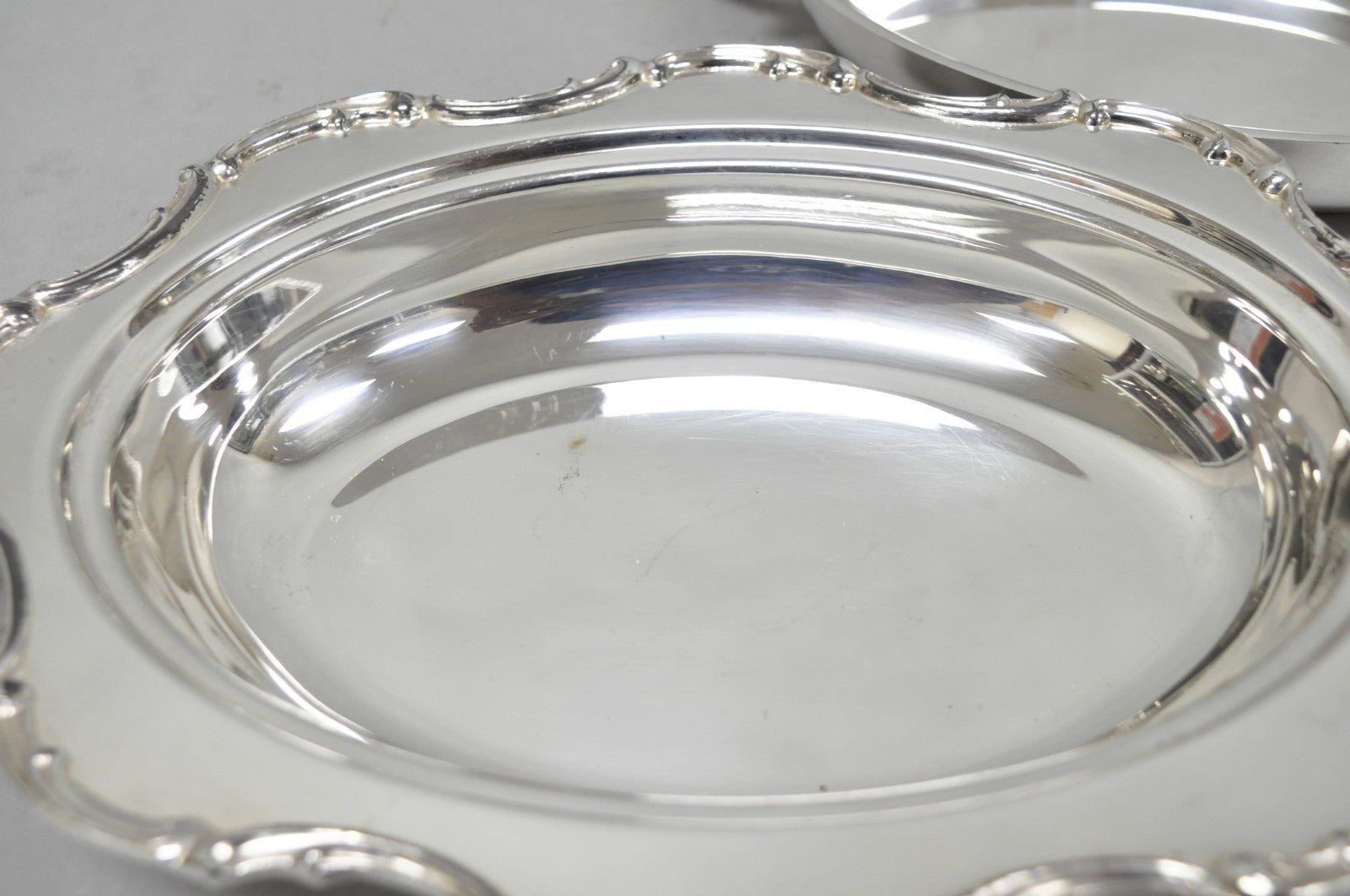 Vintage Victorian Style Silver Plated Covered Vegetable Serving Dish Platter