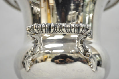 English Regency Silver Plated Trophy Cup Urn Champagne Chiller Ice Bucket
