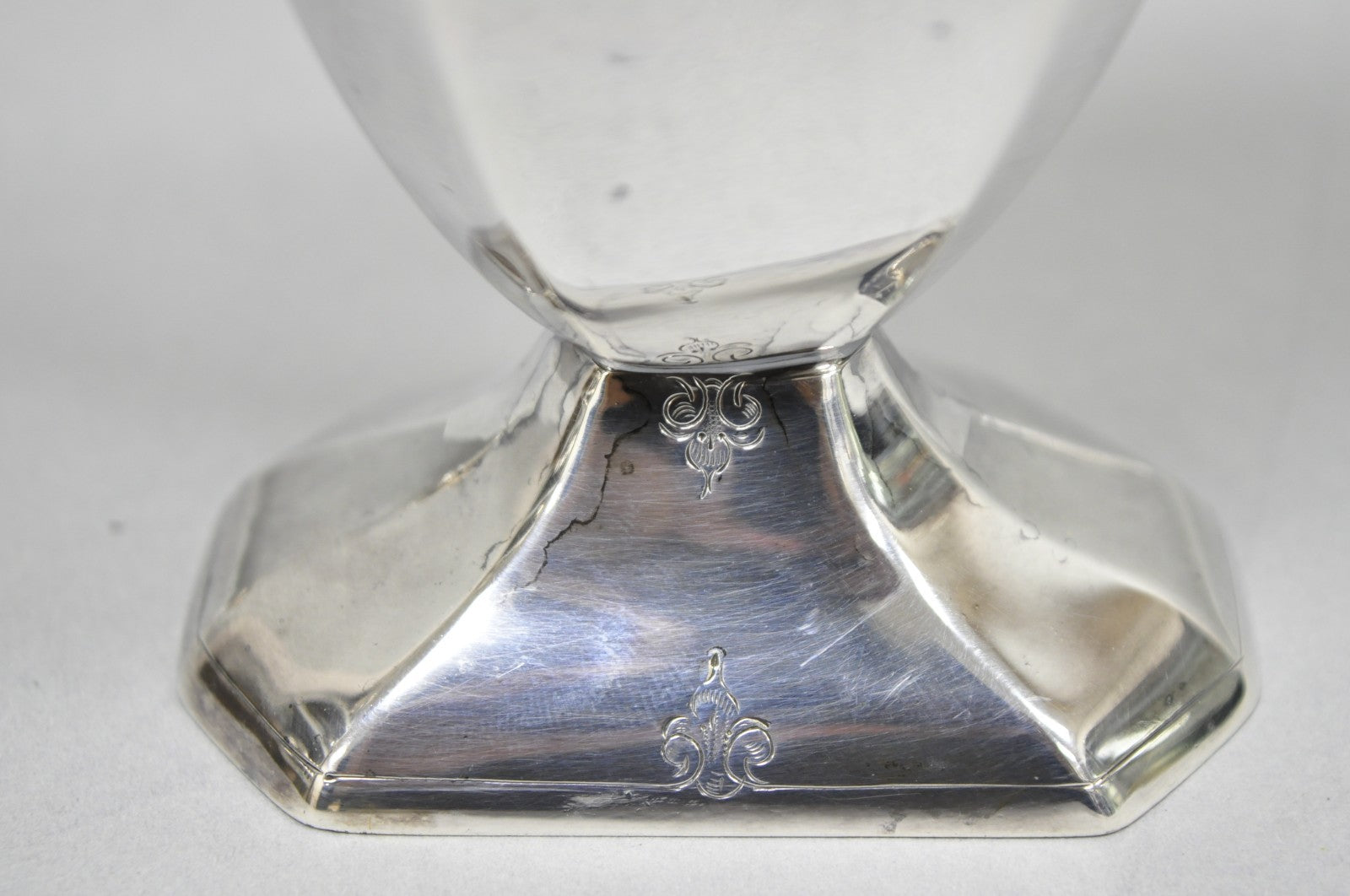 Antique English Art Deco Silver Plated Tea Service Set by BSCEP (5329) - 4 Pcs