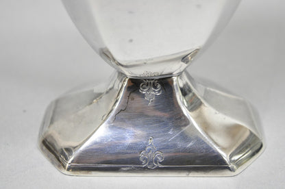 Antique English Art Deco Silver Plated Tea Service Set by BSCEP (5329) - 4 Pcs