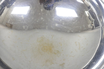 Vintage Victorian Style Grapevine Large Silver Plated Pedestal Punch Bowl