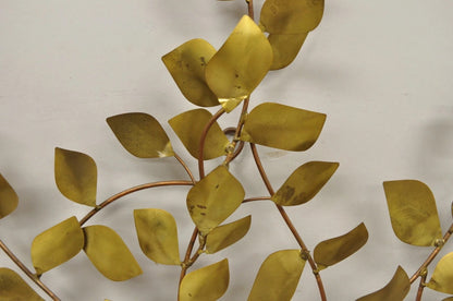 Bergasse Mid Century Modern Brutalist Brass Tree of Life Lrg Wall Art Sculpture