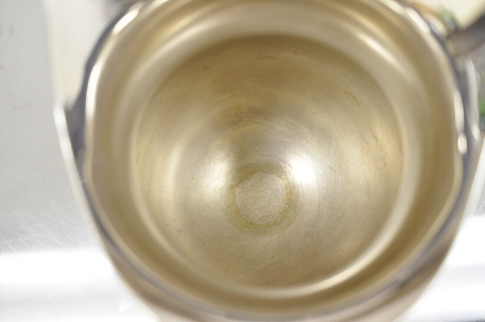 Vintage Crescent Victorian Silver Plated Bulbous Water Pitcher on Paw Feet