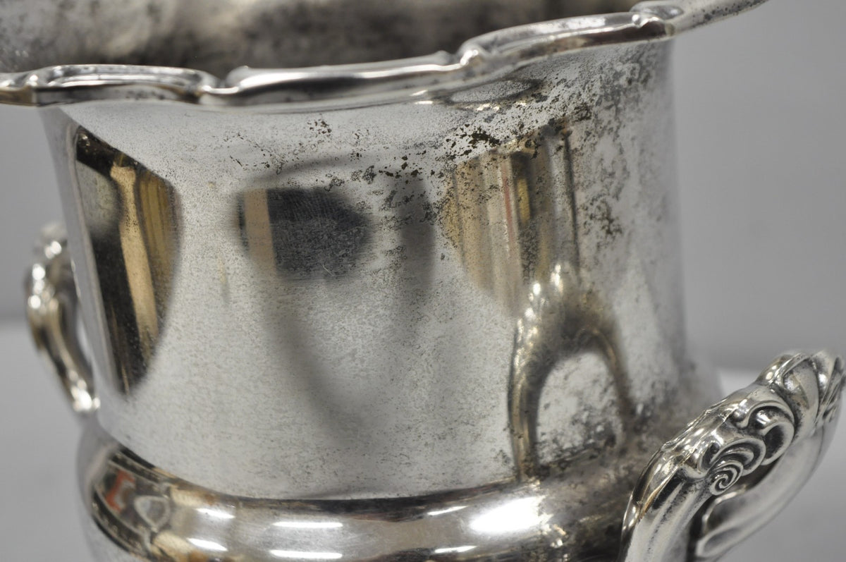 Leonard Victorian Silver Plated Trophy Cup Urn Champagne Wine Chiller Ice Bucket
