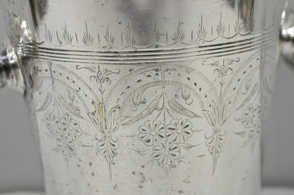 Antique Silver Plated English Regency Style Champagne Chiller Ice Bucket, India