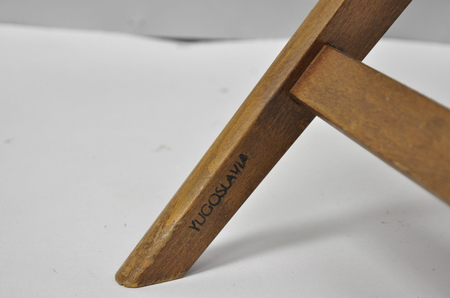 Vintage Mid Century Italian Style Modern Beech Wood Clothing Valet Chair Seat, B