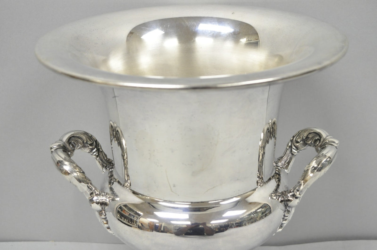 Vintage Bristol Silver Plated Trophy Cup Urn Champagne Chiller Bar Ice Bucket