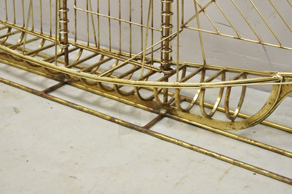 Large Curtis Jere Metal Clipper Ship 3D Sailboat Mid Century Modern Sculpture