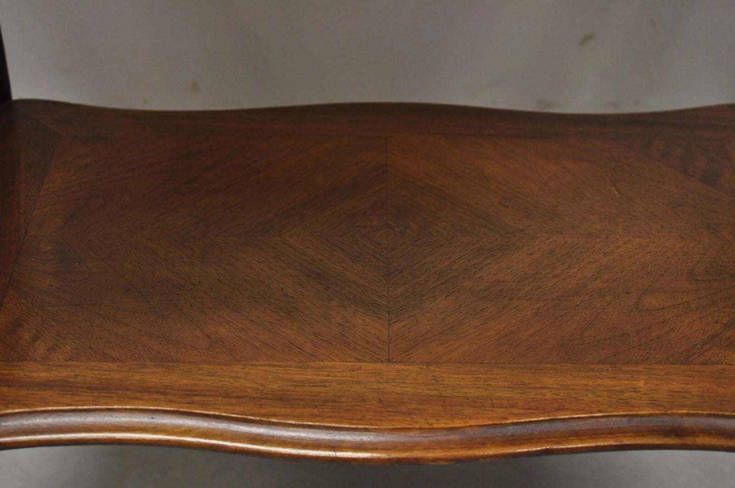 Antique French Victorian Mahogany Sewing Stand Nightstand Side Table w/ Flip Top