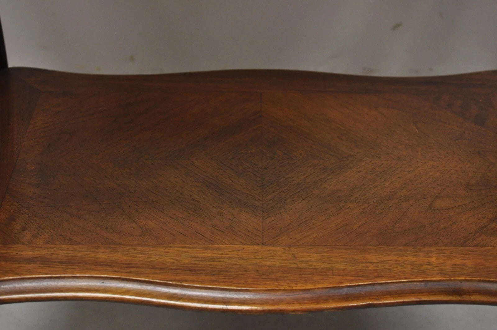Antique French Victorian Mahogany Sewing Stand Nightstand Side Table w/ Flip Top
