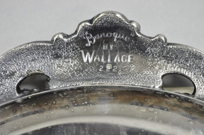 Vintage Baroque by Wallace Victorian Silver Plated Footed Centerpiece Fruit Bowl