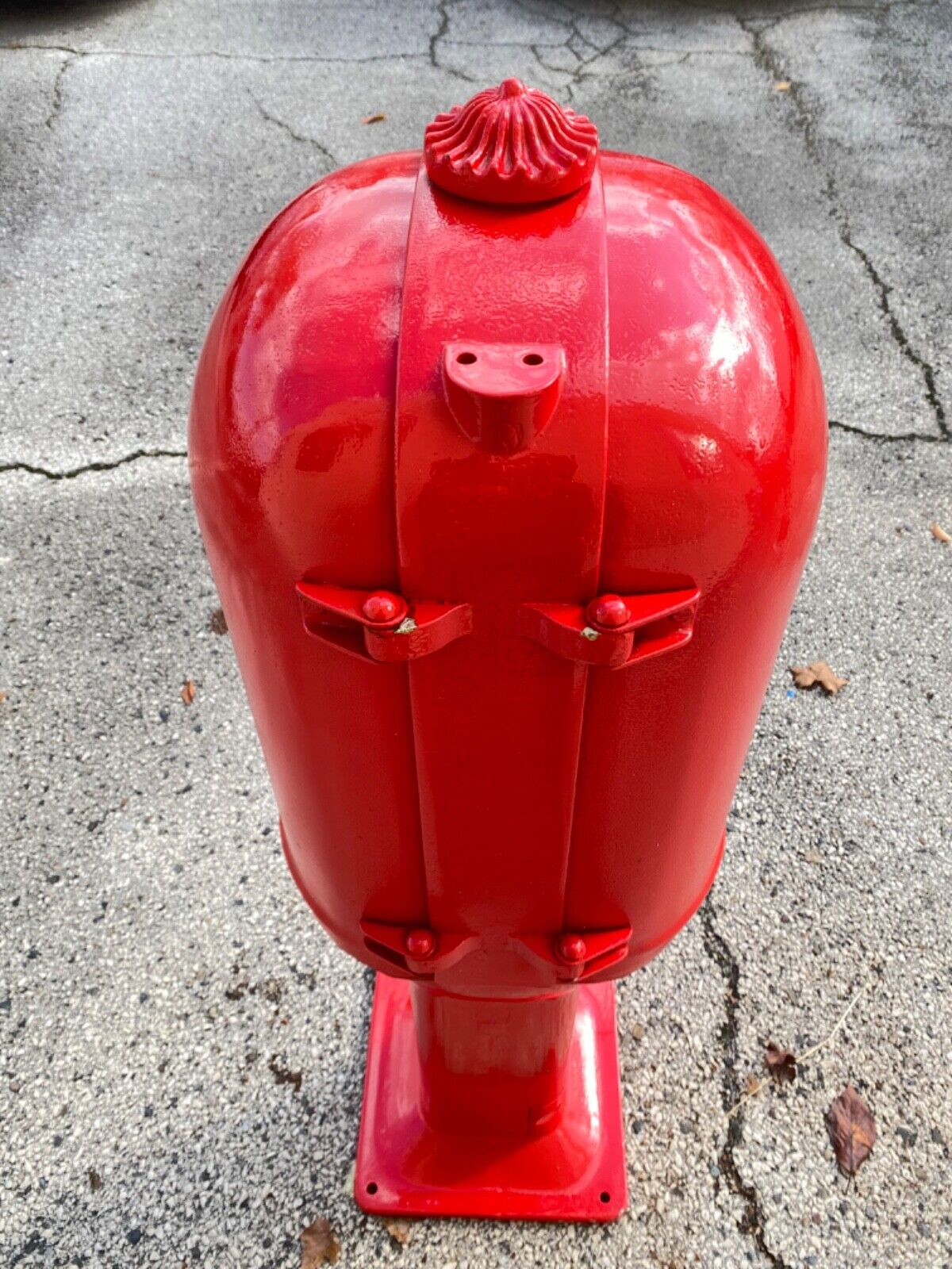 Antique Gilbert & Barker Red Self Measuring Type 208 Vintage Curbside Gas Pump