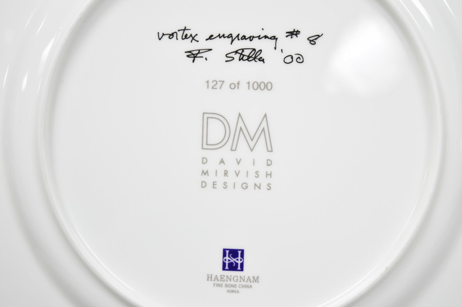 Frank Stella David Mirvish Designs Vortex Engravings 5-8 Indigo Plate - Set of 4