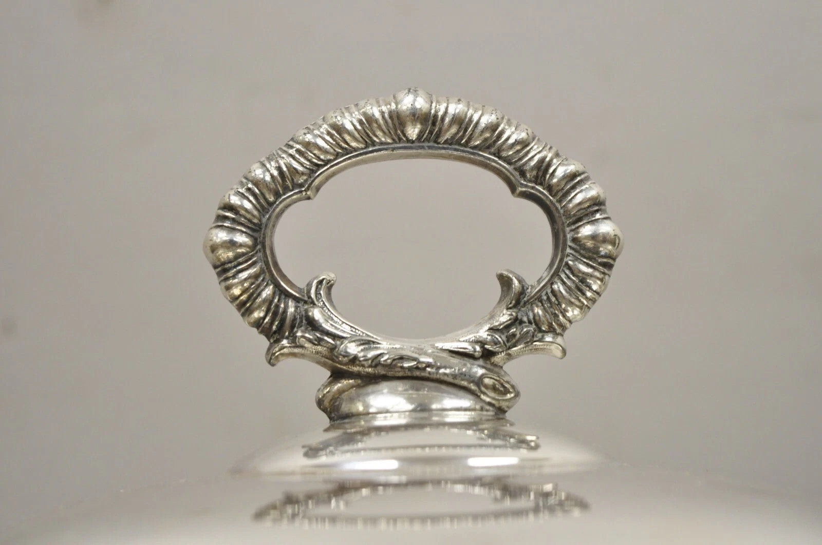 Vintage Victorian Silver Plated Covered Vegetable Serving Dish Platter Bowl