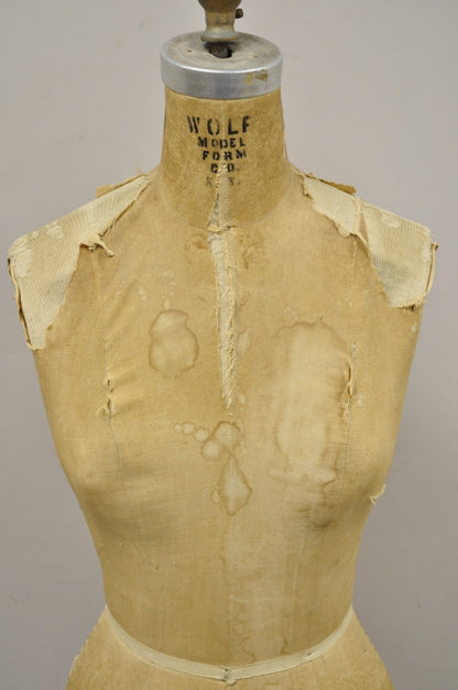 Vintage Wolf Model Form Model 1980 Size 8 Dress Form Mannequin