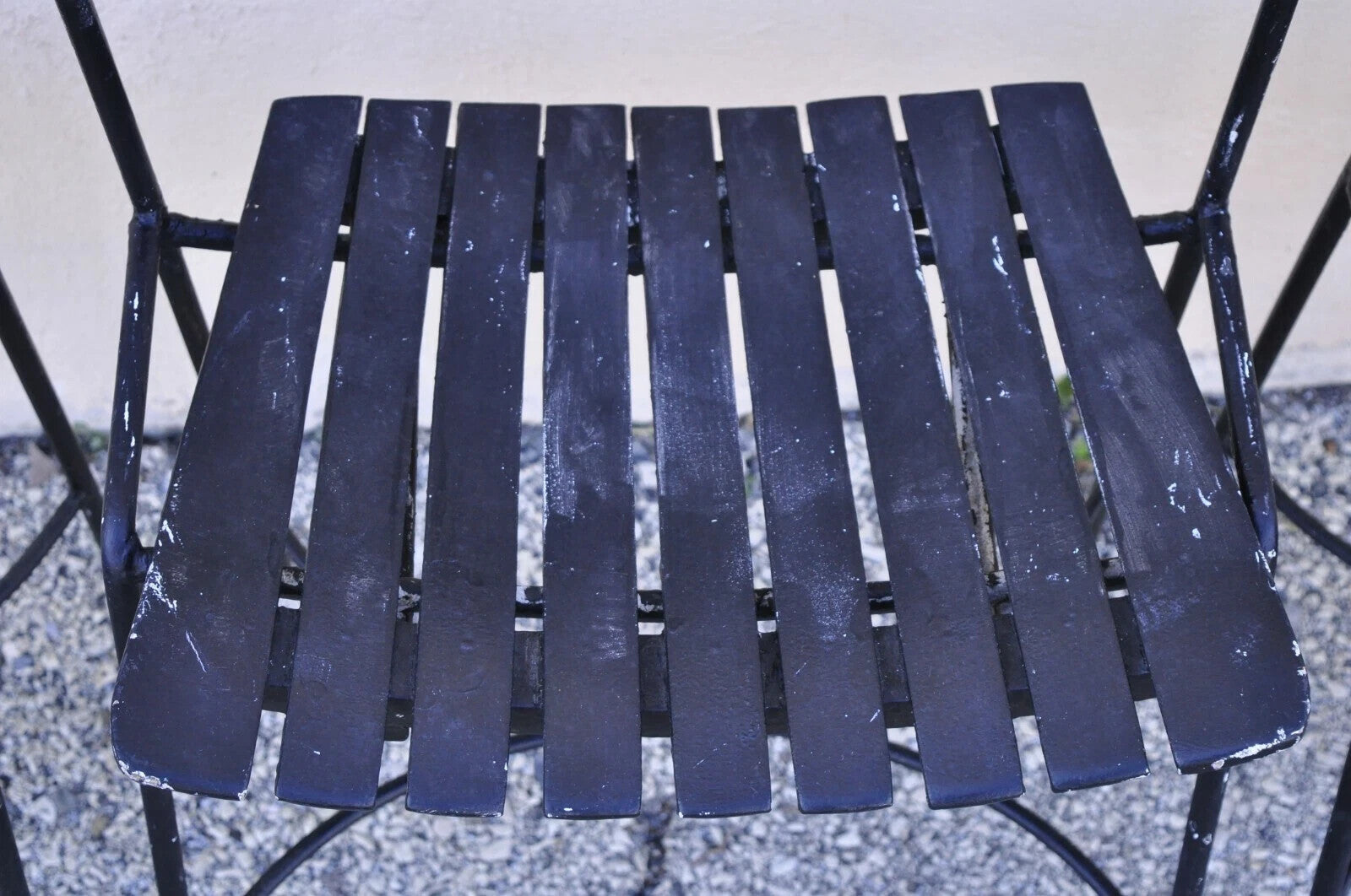 Arthur Umanoff Mid Century Modern Rattan Wrought Iron Dining Chairs - Set of 4
