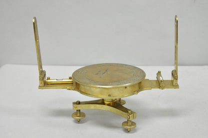 Vintage Victorian Ash & Son Makers Brass Maritime Ship Compass Birmingham Cover