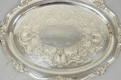 Vintage Reed & Barton 05600 Regent Victorian Silver Plated Serving Platter Tray