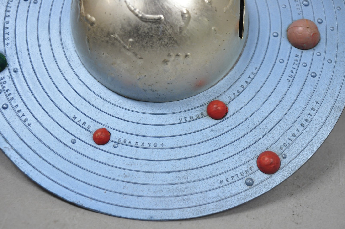 Vintage Mid Century Modern Planet Coin Bank “Plan-IT Bank” Solar System Planet