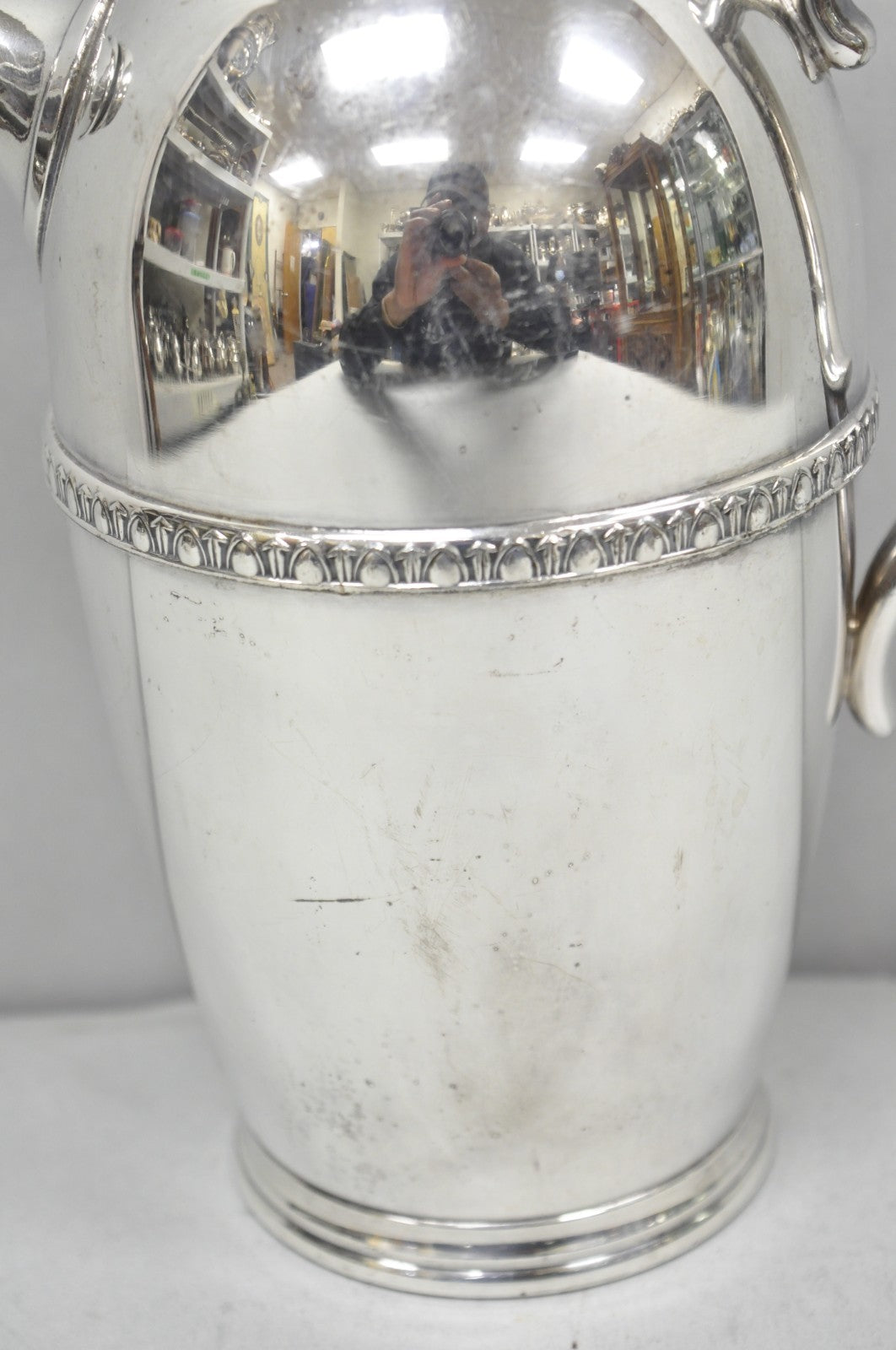 Vintage Art Deco Silver Plated Martini Cocktail Shaker Pitcher by Poole 2601