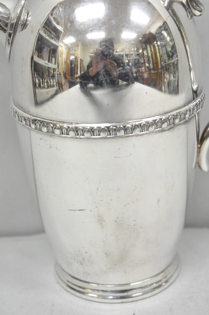 Vintage Art Deco Silver Plated Martini Cocktail Shaker Pitcher by Poole 2601