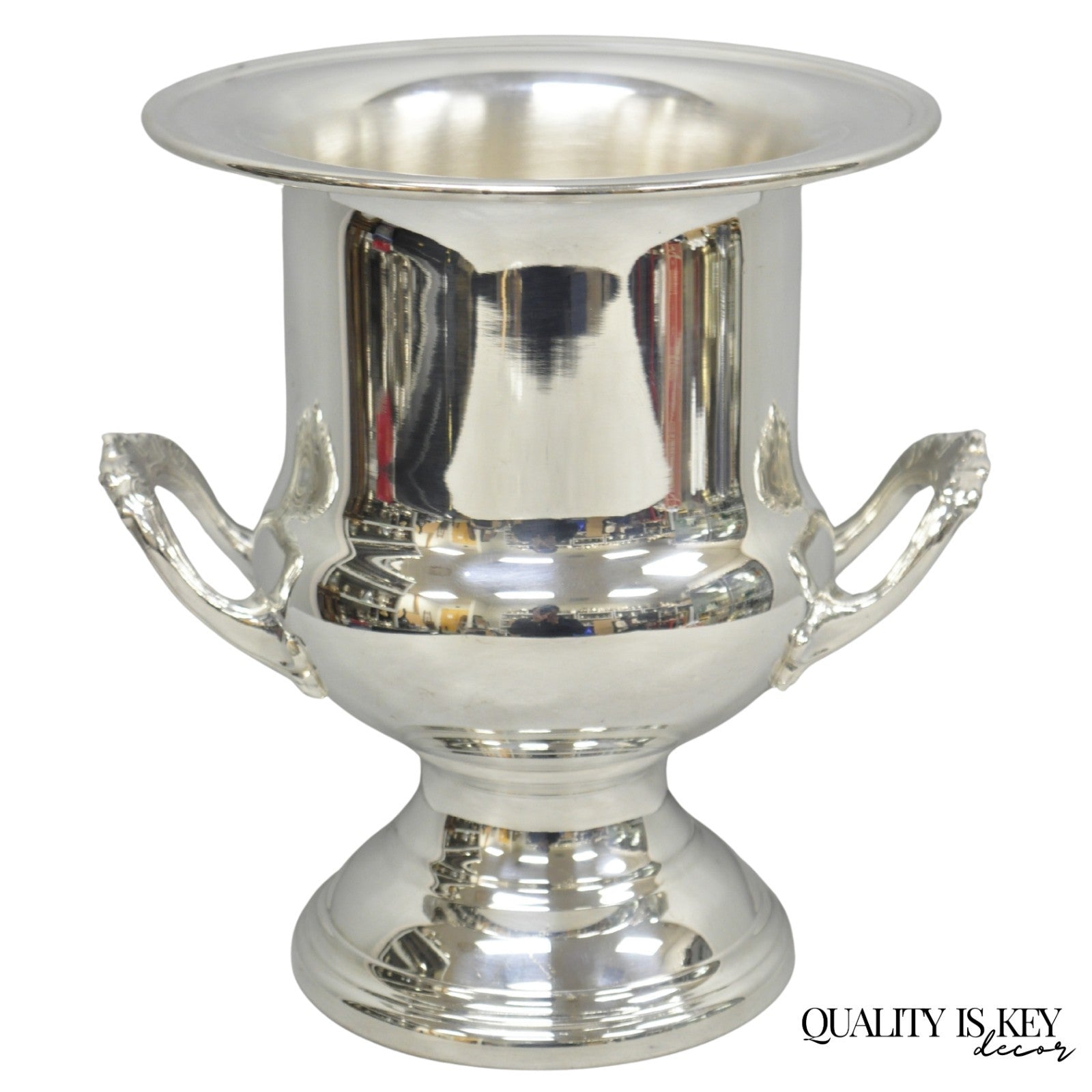 Vintage Newport Gorham Silver Plated Trophy Cup Urn Champagne Chiller Ice Bucket