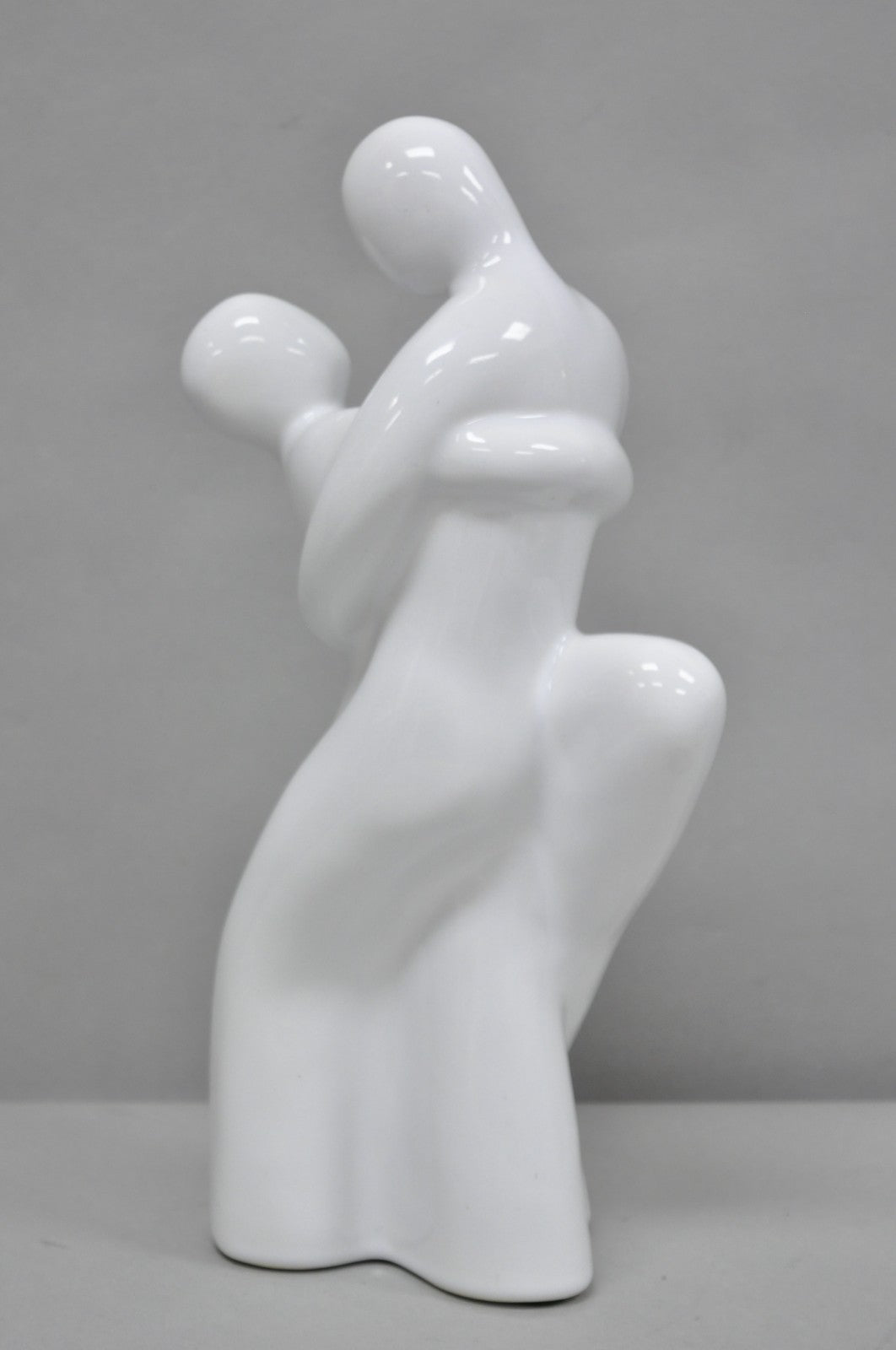 Vintage Royal Haeger Couple Dancing White Art Deco 1993 Ceramic Sculpture