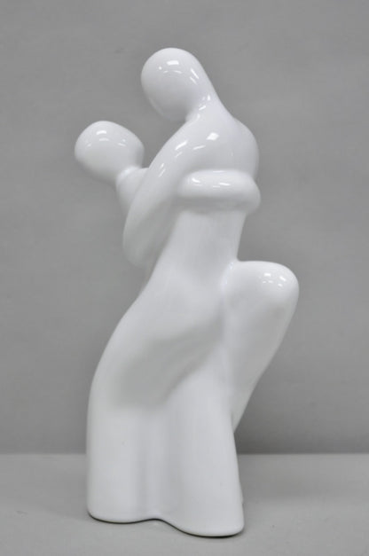 Vintage Royal Haeger Couple Dancing White Art Deco 1993 Ceramic Sculpture